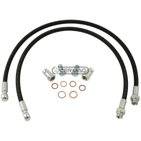 Kit tubi di collegamento completi per cilindri idraulici Attacchi 1/2" - 1/2" Gas 50737 | NewgardenAgri.com
