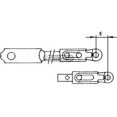 braccio sollevamento SX FIAT 480 Min - Max - A 490 - 590 mm 51289