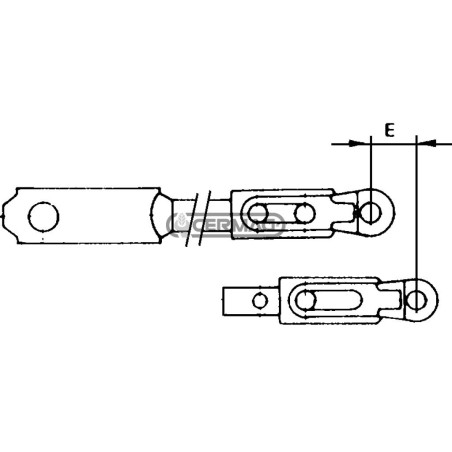 braccio sollevamento SX FIAT 480 Min - Max - A 490 - 590 mm 51289