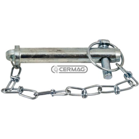 Pasador con cadena y pasador. Diámetro 25x110 mm. 50279 | NewgardenAgri.com