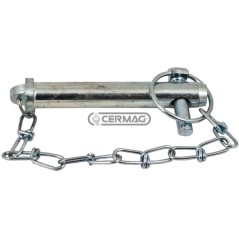 Pasador con cadena y pasador. Diámetro 25x110 mm. 98109 | NewgardenAgri.com