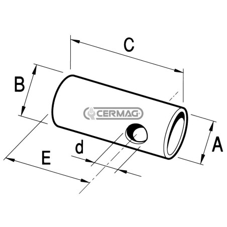 Bussola di riduzione per coni guida Riduzione 28 - 22.1 mm 50848
