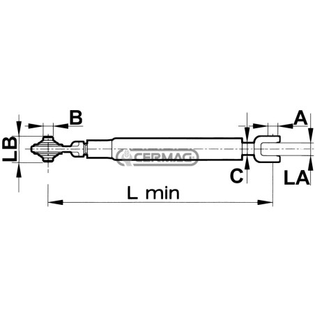 CBM-Stabilisatoren für Traktoren - Landini und M.F. 51068 CBM