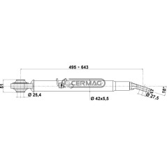 Side Stabilizer for MASSEY FERGUSON 51266