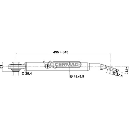 Side Stabilizer for MASSEY FERGUSON 51266