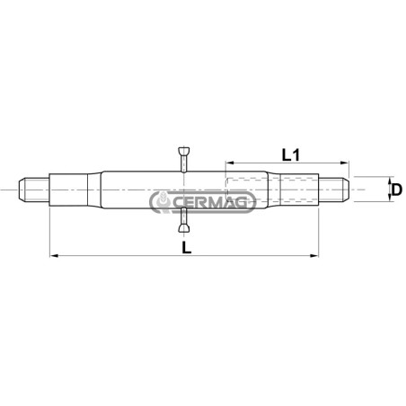 Tensioner D M24x2.5 L 320 mm 50452