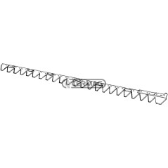 Cuchilla completa de 20 secciones acanaladas de 1,60 m PARA SEGADORAS GASPARDO 45137 | NewgardenAgri.com