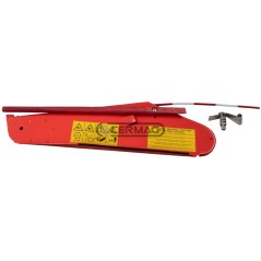 Windrow axle for GASPARDO FBR mower bars (removable teeth) 46019 | NewgardenAgri.com
