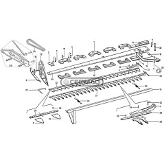Soporte de 152 cm para barras de corte GRIBALDI &amp- SALVIA SUPERIOR 394 45847 | NewgardenAgri.com