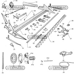 Blocchetto biella PER MOTOFALCIATRICI BCS SERIE 622 45022
