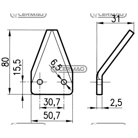COLTELLI PER FRESE CARRI MISCELATORI 45911 | NewgardenAgri.com