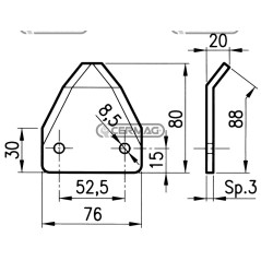 COLTELLI PER FRESE CARRI MISCELATORI 45916 | NewgardenAgri.com