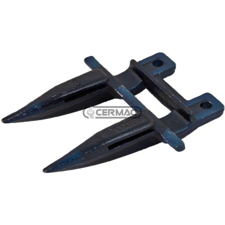 DENTE doppio in acciaio temprato ad induzione PER MIETITREBBIE NAZIONALI ED ESTERE 45146 MadeinItaly | NewgardenAgri.com