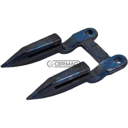 DENTE doppio in acciaio temprato ad induzione PER MIETITREBBIE NAZIONALI ED ESTERE 45201 MadeinItaly | NewgardenAgri.com