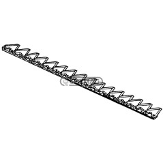 Lama 13 sezione 3" - cm 100 senza testa PER MOTOFALCIATRICI SEP 45720 | NewgardenAgri.com