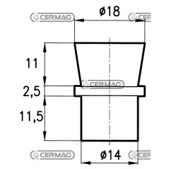 PASADORES DELANTEROS PARA PLACAS DE SOPORTE DE CUCHILLOS 45893 | NewgardenAgri.com