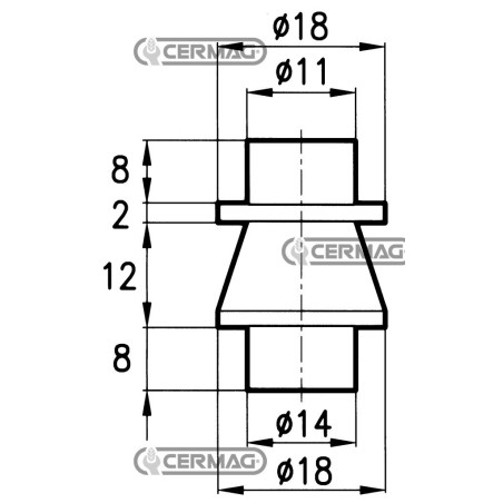 PASADORES DELANTEROS PARA PLACAS DE SOPORTE DE CUCHILLOS 45894 | NewgardenAgri.com