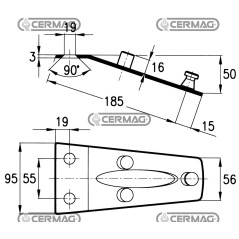 PLACAS PARA SOPORTE DE CUCHILLOS 45539 | NewgardenAgri.com