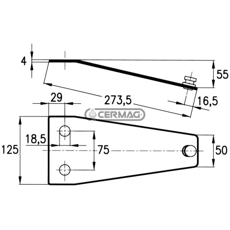 PLACAS PARA SOPORTE DE CUCHILLOS 45540 | NewgardenAgri.com