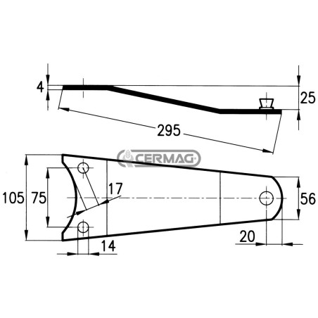 PLACAS PARA SOPORTE DE CUCHILLOS 45603 | NewgardenAgri.com