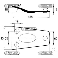 PLACAS PARA SOPORTE DE CUCHILLOS 45877 | NewgardenAgri.com
