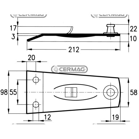PLACAS PARA SOPORTE DE CUCHILLOS 45879 | NewgardenAgri.com