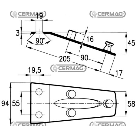 PLACAS PARA SOPORTE DE CUCHILLOS 45882 | NewgardenAgri.com