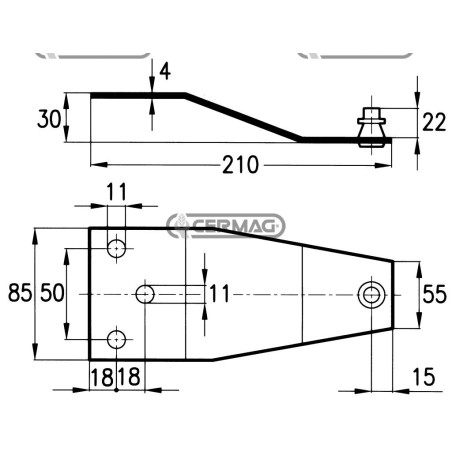 PLACAS PARA SOPORTE DE CUCHILLOS 45883 | NewgardenAgri.com