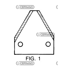 Sezione lama 3" a 2 fori Piatto 3" - 81x2 mm Tipo Rigata 45278 | NewgardenAgri.com