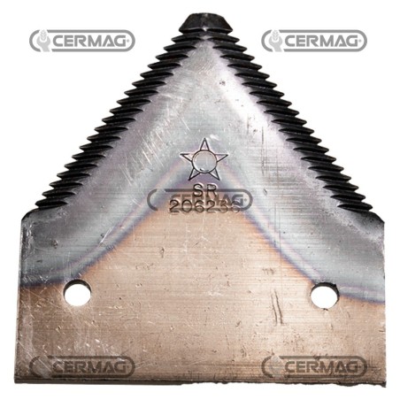 Sezione lama per mietitrebbia Piatto 3" - 83x2.7 mm Tipo Rigata sopra 45063 | NewgardenAgri.com