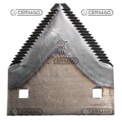 Sezione lama per mietitrebbia Piatto 3" - 83x2.7 mm Tipo Rigata sopra 45144 | NewgardenAgri.com