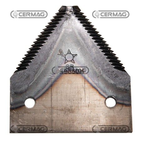 Sezione lama per mietitrebbia Piatto 3" - 83.5x2.7 mm Tipo Rigata sopra 45165 | NewgardenAgri.com