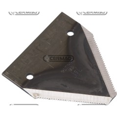Sezione lama per mietitrebbia Piatto 3" - 80x2.7 mm Tipo Rigata sotto 45681 | NewgardenAgri.com