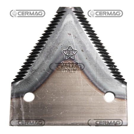 Sezione lama per mietitrebbia Piatto 3" - 84x2.7 mm Tipo Rigata sopra 46120 | NewgardenAgri.com