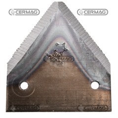 Sezione lama per mietitrebbia Piatto 3" - 83x2.7 mm Tipo Rigata sotto 46128 | NewgardenAgri.com