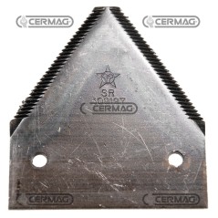 Sezione lama per mietitrebbia Piatto 3" - 83x2.7 mm Tipo Rigata sopra 46130 | NewgardenAgri.com