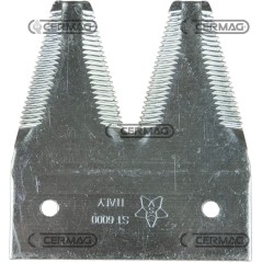 Sezione lama per mietitrebbia Piatto 3" - 82x2.7 mm Tipo Rigata sopra 46220 | NewgardenAgri.com