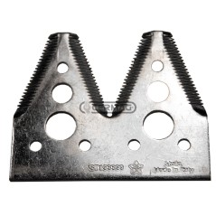 Sezione lama per mietitrebbia Piatto 4" - 83x2.7 mm Tipo Rigata sopra 46226 | NewgardenAgri.com