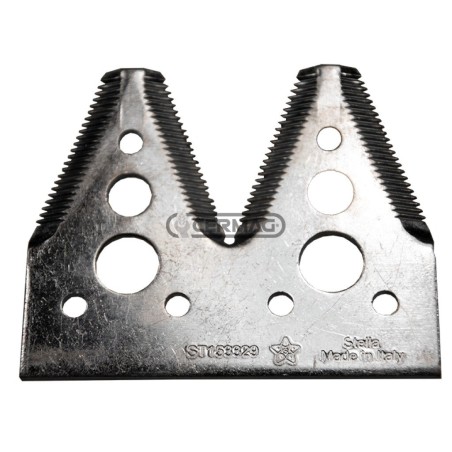 Sezione lama per mietitrebbia Piatto 4" - 83x2.7 mm Tipo Rigata sopra 46226 | NewgardenAgri.com