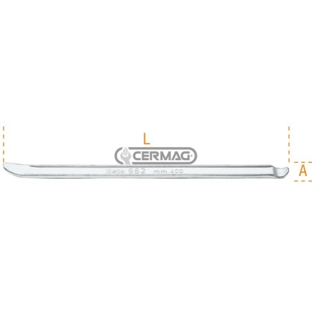 Palanca para neumáticos Longitud - L 600 mm 70438 BETA | NewgardenAgri.com