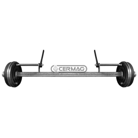 Achse mit Bremse, Anzahl der Löcher 6, Breite 1600 mm, 40275 | NewgardenAgri.com