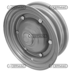 Cerchione con assale su cuscinetti a sfere Misura 2.50x8 Mozzo Assale laterale 40159