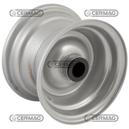 Cerchione saldato centrale con boccole in nylon Misura 4.00x6 Mozzo 1 boccola in nylon 40212 | NewgardenAgri.com
