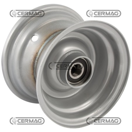 Cerchione saldato centrale con cuscinetti a sfere Misura 4.00x6 Mozzo 2 cuscinetti 6204 40225 | NewgardenAgri.com