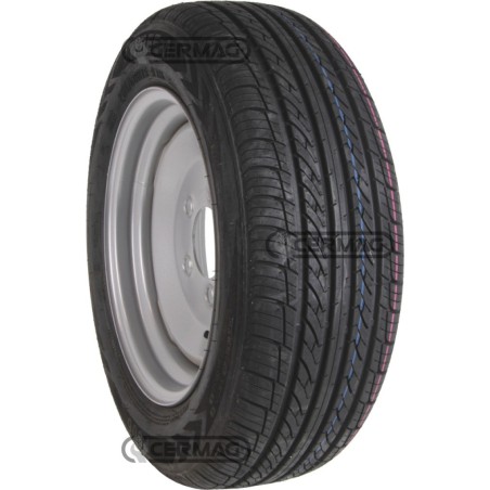 Rueda completa con llanta. Tamaño 205/60-15 - 6PR. Fijación de 5 orificios. 40364 | NewgardenAgri.com