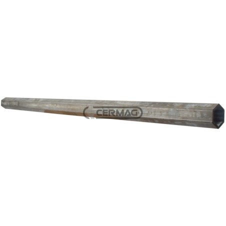 Tube hexagonal pour motoculteur Diamètre 35x27 mm 40396 | NewgardenAgri.com