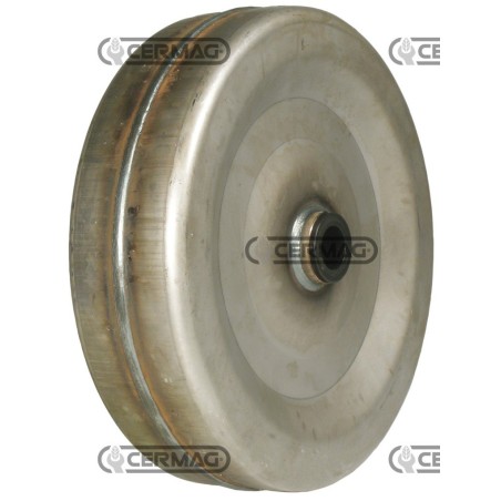 RUOTE IN LAMIERA CON BOCCOLE IN NYLON AUTOLUBRIFICANTI 40153 | NewgardenAgri.com