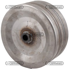 RUOTA IN FERRO PIANA LARGA CON BOCCOLA IN NYLON 40464 | NewgardenAgri.com