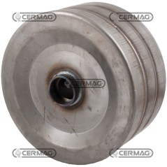 RUOTA IN FERRO PIANA LARGA CON MOZZO PORTA CUSCINETTI 40466 | NewgardenAgri.com