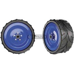 Ruota con cerchio in ferro e mozzo Diametro 370x165 mm Mozzo Ø 20x165 mm 40247 OFAS | NewgardenAgri.com